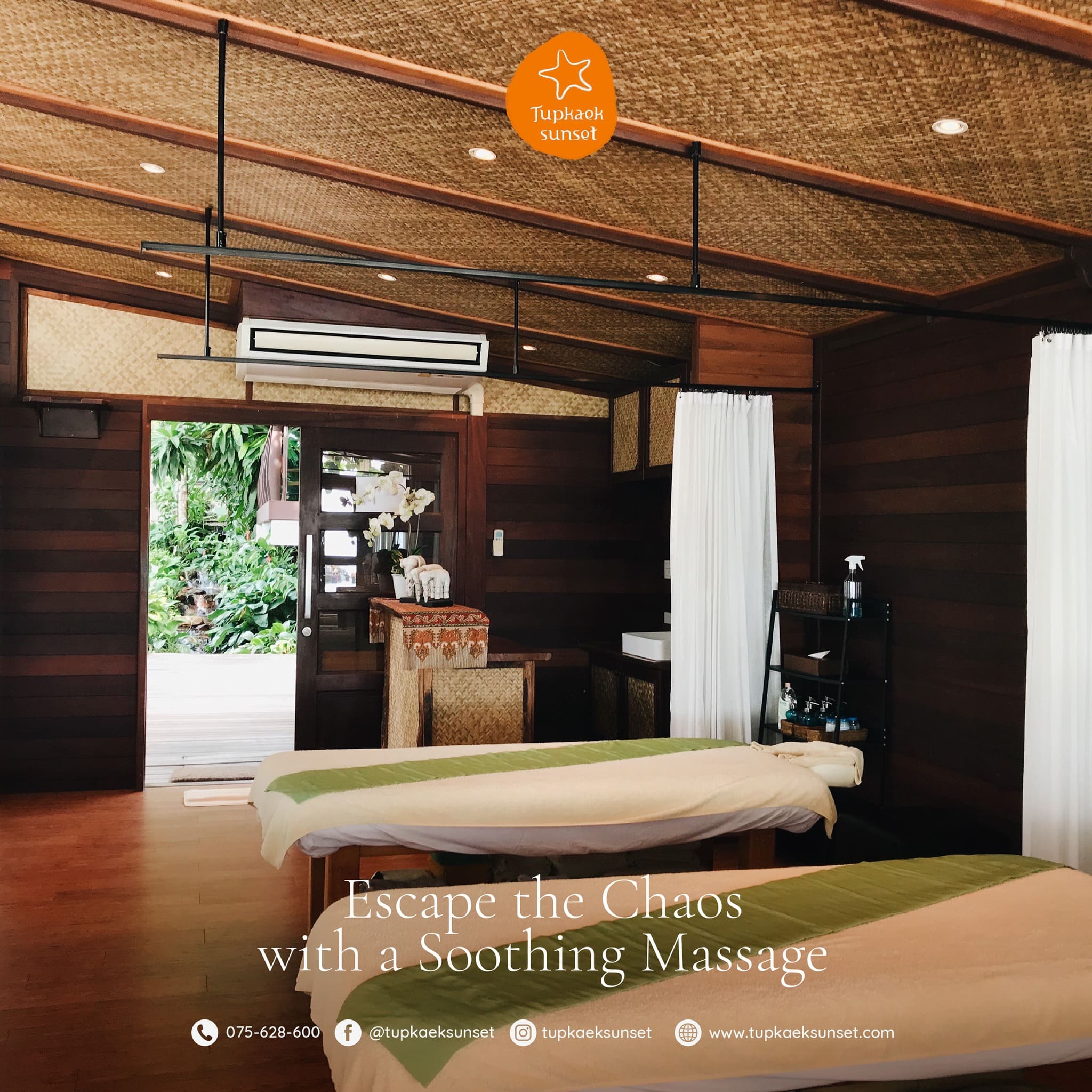 Relaxation by the Andaman Sea: Suntara Massage at Tup Kaek Sunset Beach Resort